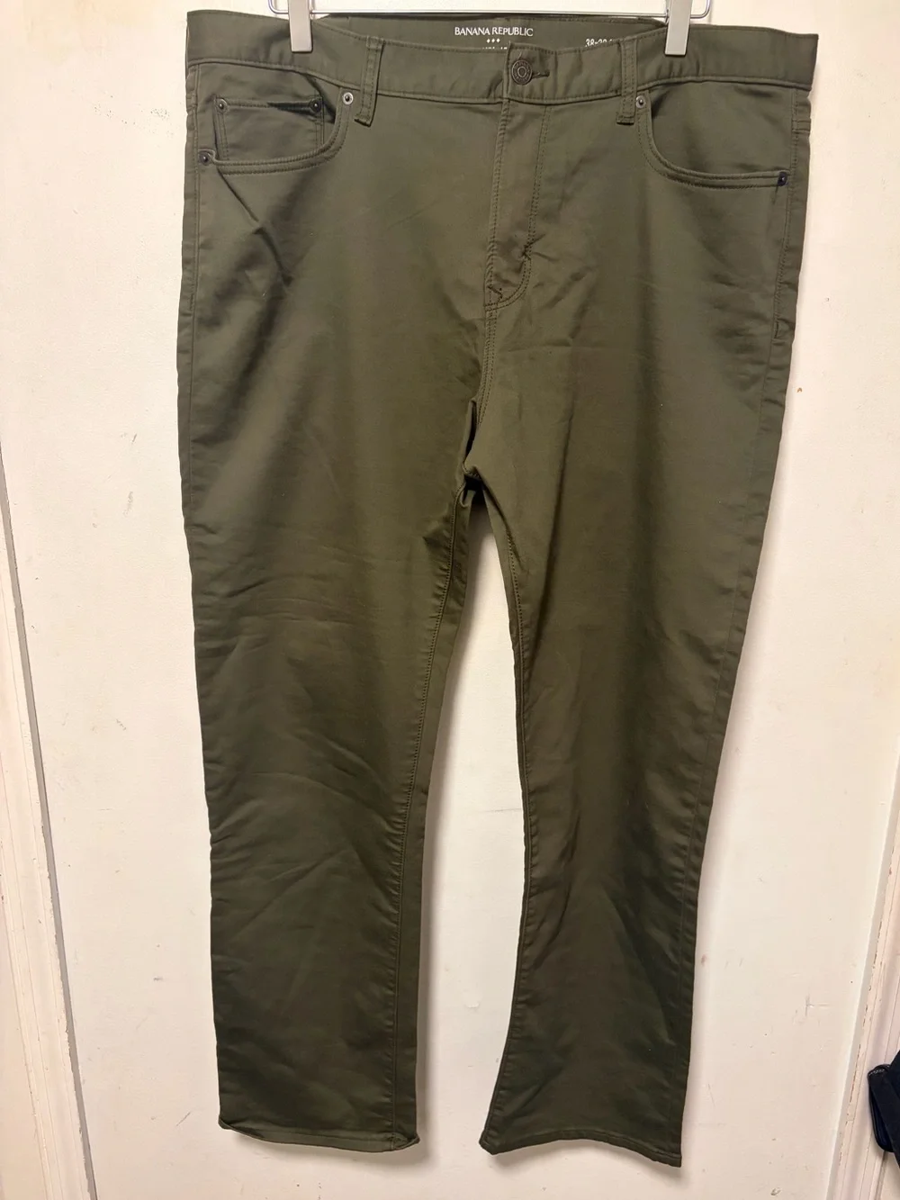 Banana Republic Olive Stretch Chinos